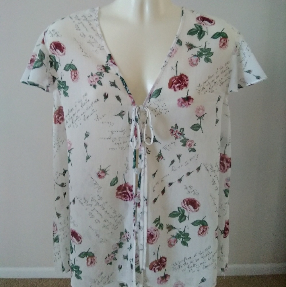 Cerie Floral Print Pajama Set NWOT